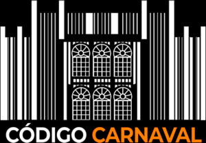 Codigo Carnaval Logo Negro y Naranja