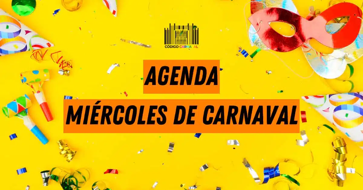 agenda miercoles de carnaval